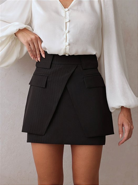 SHORT SAIA PRETO INGRID