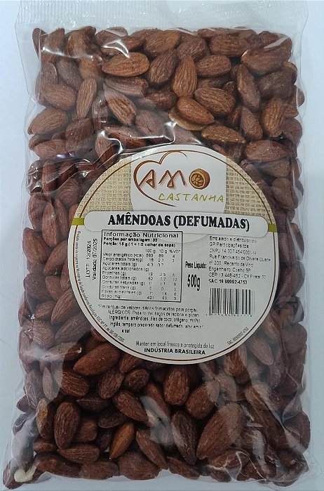 AMÊNDOA DEFUMADA  pct 500g