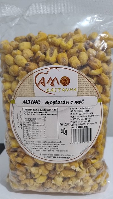 Milho com mostarda e Mel pct de 300g