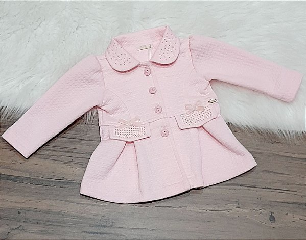 casaco rosa bebe masculino