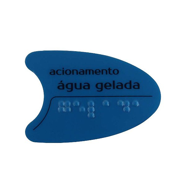 Adesivo Azul Tecla Lateral Bdf/Pdf/Smart H2o IBBL