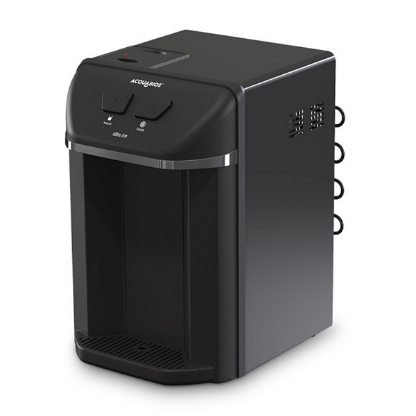 Purificador de água Gelada e Natural Ultra Ice Preto Classe C 127v Acquabios