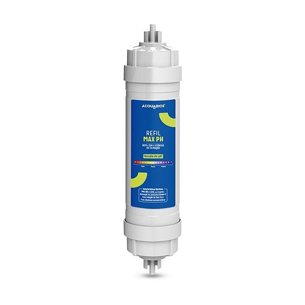 Refil Alcalinizador para Purificadores de água Max PH Acquabios