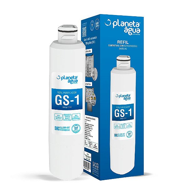 Refil GS-1 para Geladeira Samsung - Planeta Água