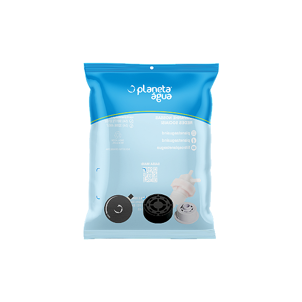 Kit Registro e Botão para Purificador de Água GIOM - Natural