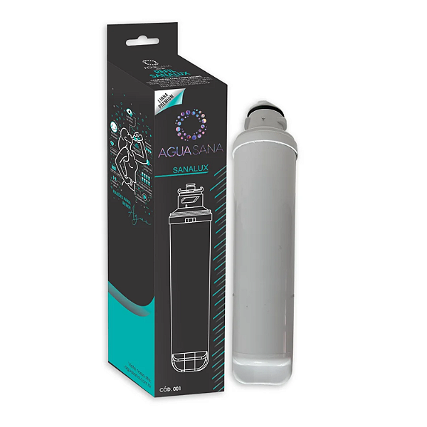Filtro  SANALUX Para Purificador De Água Electrolux  Pe11x / Pe11B / Pa21g / Pa26g / Pa31g