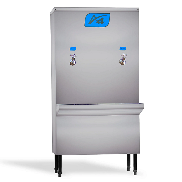 Bebedouro Industrial INOX 50 litros com 2 torneiras 220v