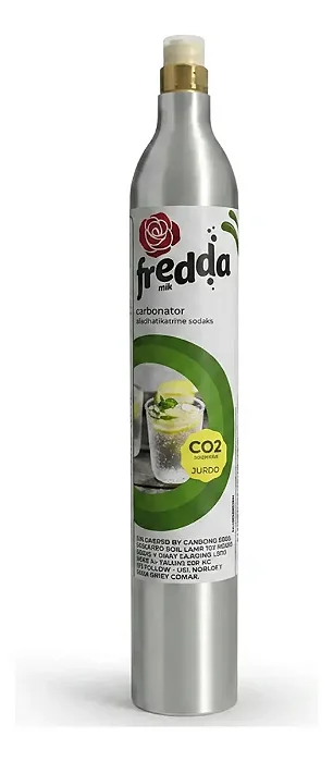 Cilindro Alumínio Fredda Co2 Com 400g Cheio - Original