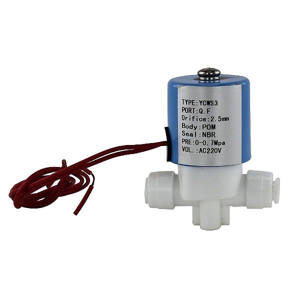 Válvula Solenoide 220V 2.5mm Bebedouro Cânovas