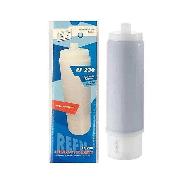 REFIL FILTRO ELEMENTO FILTRANTE EF 230 COM ROSCA 1/2