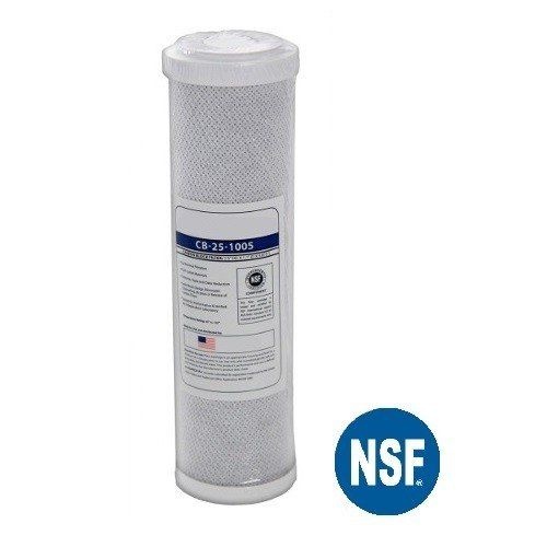Filtro Refil Cartucho De Carvão Ativado 5 Micra - Cb-25-1005 - Nsf