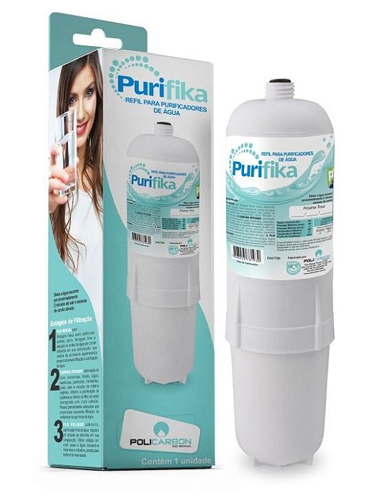 Refil Filtro Purificador de Água Purifika Soft Slim Fit Baby Everest Compatível