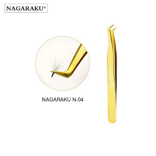 Pinça Nagaraku - 04 - DOURADA