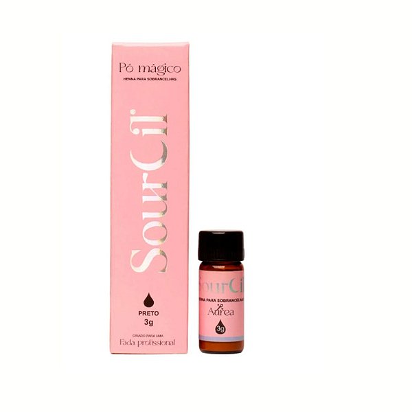 Henna Sourcil para Sobrancelhas Pó Mágico Profissional 3g