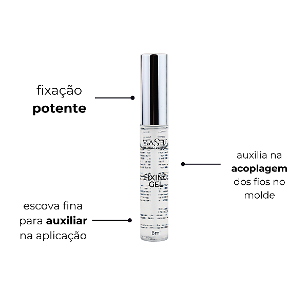 Gel Fixador Master Cola para Lash Lifting Fixing Gel 8ml