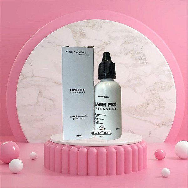 Lash Fix Miriam Mota Solução Alcalina Para Cilios 30ml PH 7,5