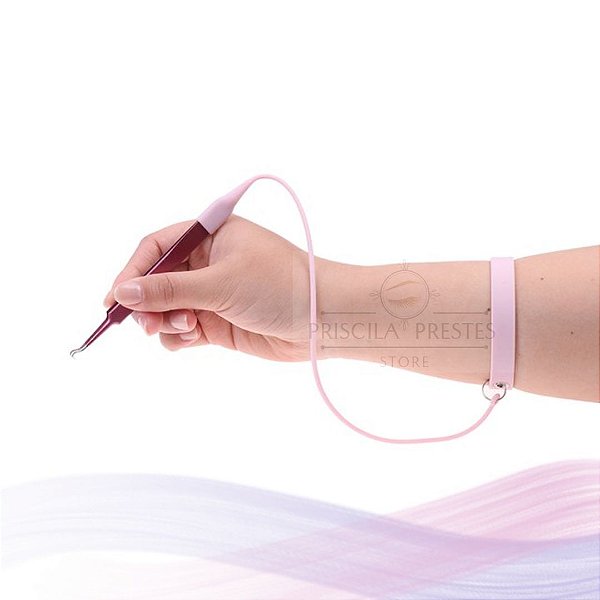 Pulseira de Silicone para Pinças de Extensão de Cílios