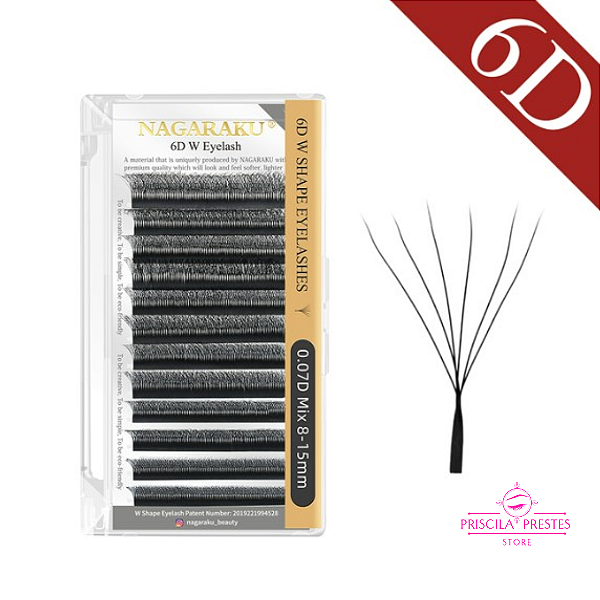 Cílios Nagaraku 6D - 0.07D