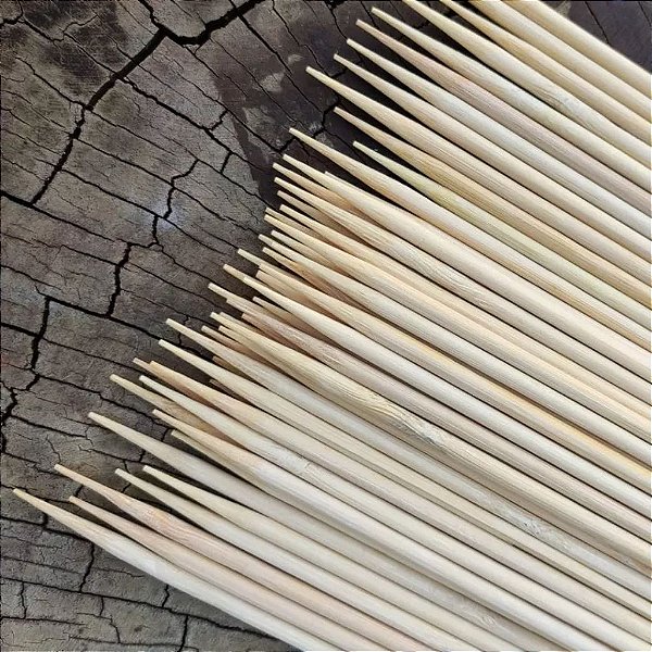 Palito de Bambu 2 Pontas