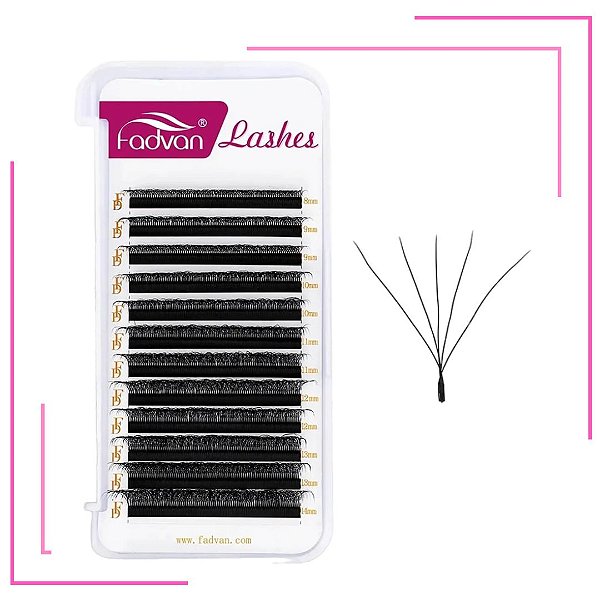 Cílios Fadvan Auto Fan 0.05D Mix