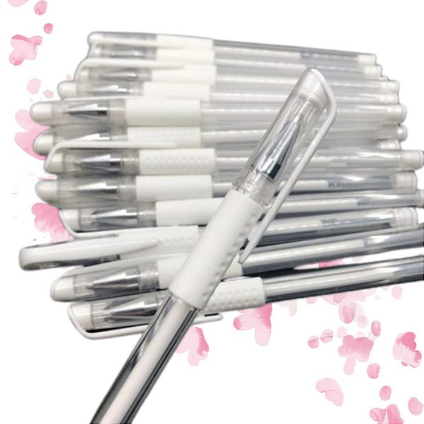 Caneta Gel Branca 0.07