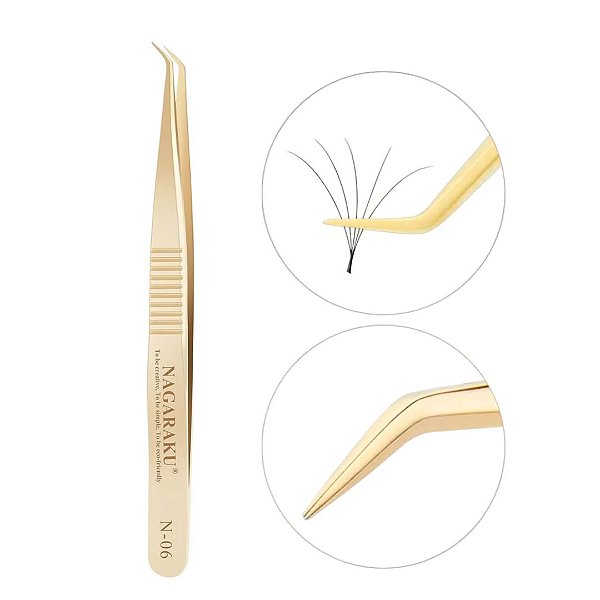 Kit Pinças Nagaraku N-06 + Case Plástico