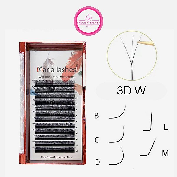 Cílios Maria Sasha 3D W 0.07M