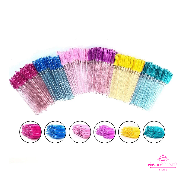 Escovinha 50un. Com Glitter