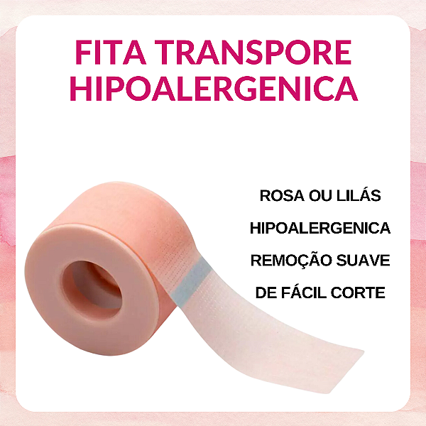 Fita Transpore Hipoalergenica Média