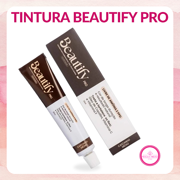 Tintura Beautify Pro Castanho médio