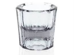 Dappen de vidro sem tampa