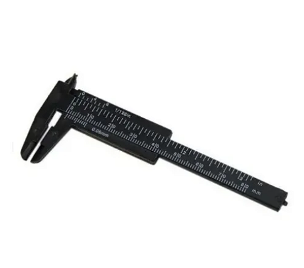 Paquimetro Plastico 8cm Preto Santa Clara