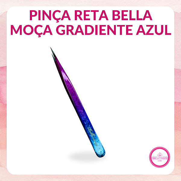 Pinça BM Gradiente Reta Azul