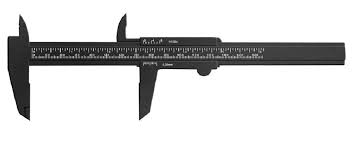 Paquimetro Plastico 15cm Preto Santa Clara