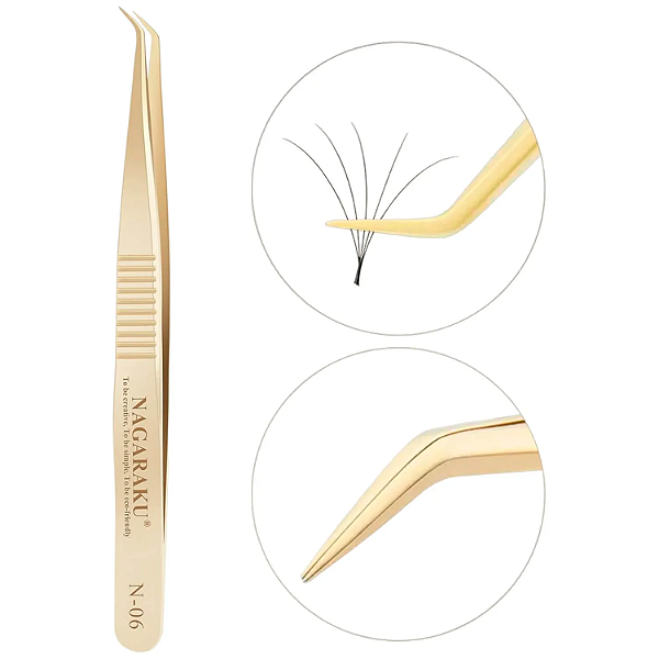 Pinça Nagaraku - 06 - DOURADA