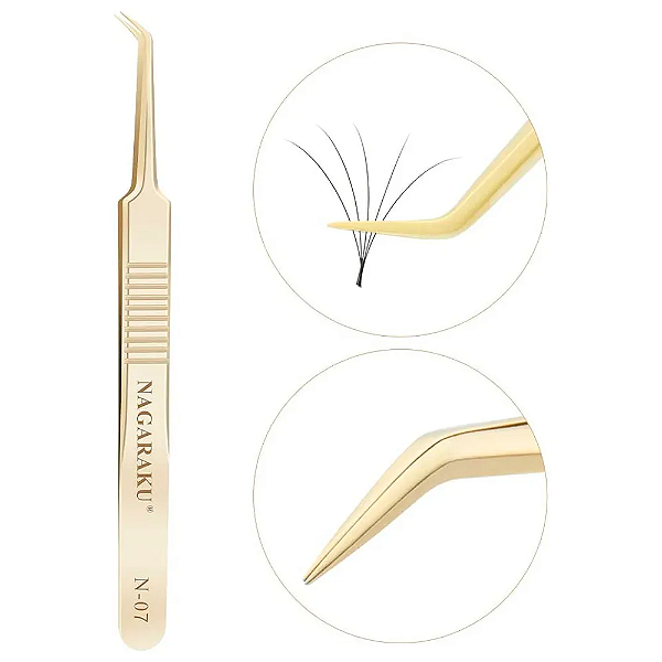 Pinça Nagaraku - 07 - DOURADA