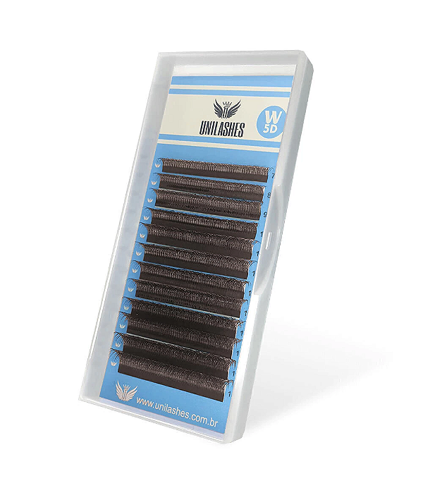 Cílios W 5D Unilashes 0.07 Marrom - Curv. M
