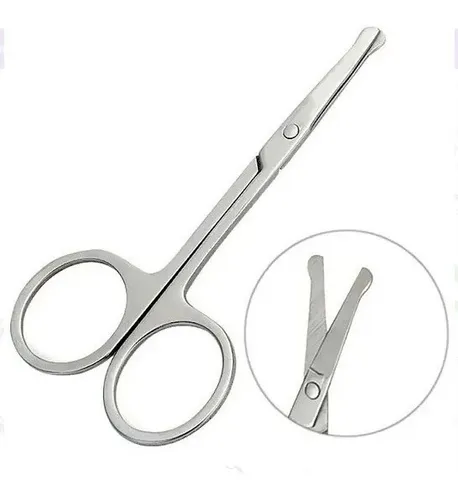 Tesoura Inox Ponta Arredondada - sem ponta