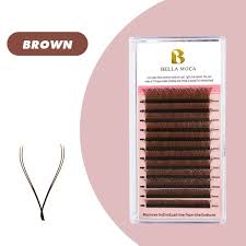 Cílios Bella Moça Y 0.07D - MARROM - Individual
