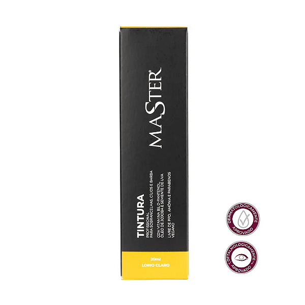 Tinta/Tintura Para Cílios E Sobrancelhas Master Loiro Claro 20g