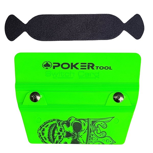 ESPÁTULA PARA ENVELOPAMENTO SWITCH CARD VERDE NEON TRAPÉZIO