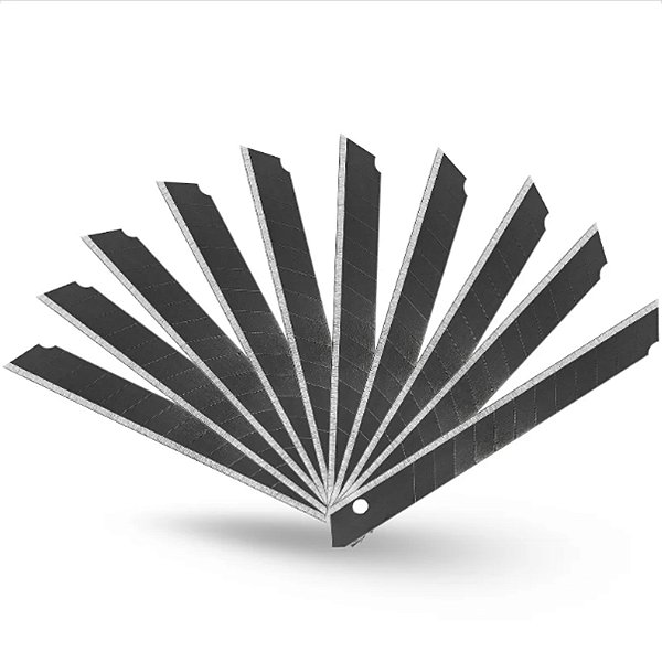 LÂMINA ESTILETE 9MM CARBONO ESPECIAL INSULFILM ENVELOPAMENTO