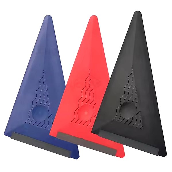 KIT ESPÁTULAS DE INSULFILM CORNER TRIÂNGULO COM BORRACHA