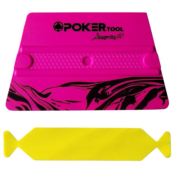 ESPÁTULA DE ENVELOPAMENTO COM IMÃ TRAPÉZIO FLUSH MÉDIA ROSA