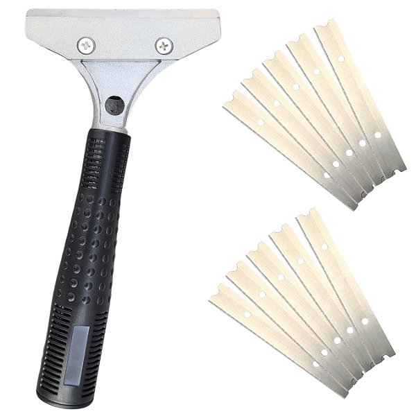 RASPADOR DE COLA DE INSULFILM JANELAS E VIDROS COM LÂMINAS