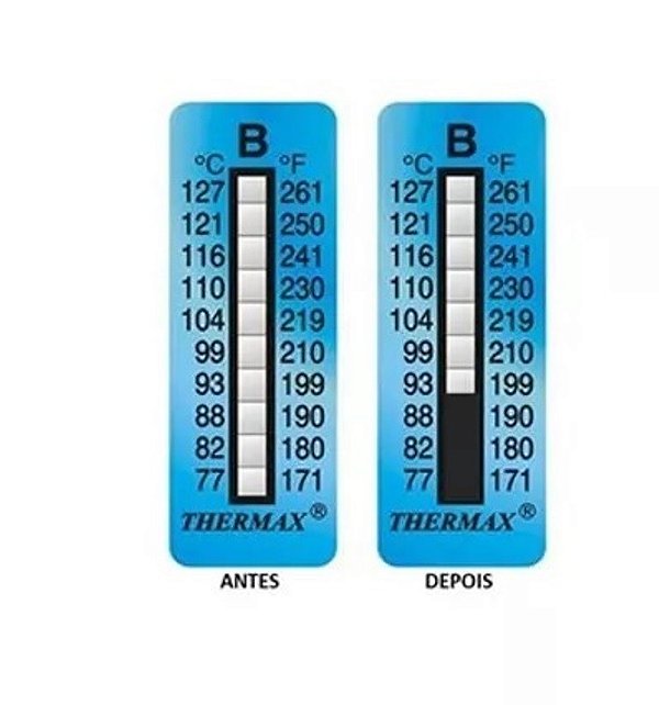 Etiqueta para Medição e Registro de Temperatura de Motores - Thermax