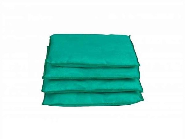 Travesseiro Absorvente Verde para Liquido Agressivo 45x45cm x 5cm