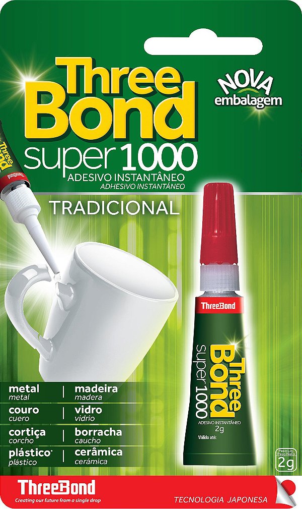 Cola Instantânea Super 1000 Three Bond