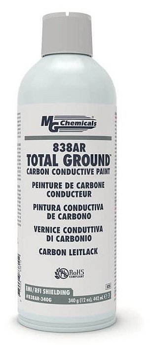 Tinta Condutiva à Base de Carbono MG Chemicals - Spray 400ml