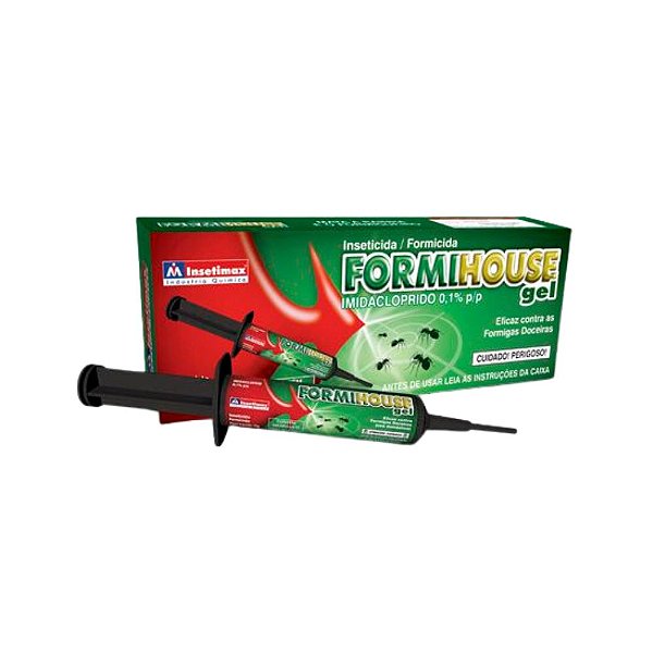 Mata formiga FormiHouse gel 10g Insetimax Formicida prático